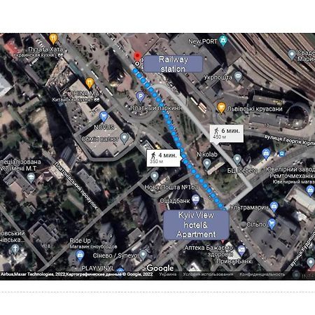 View Smart Apartment Kvartet Railway Station 4D 基輔 外观 照片